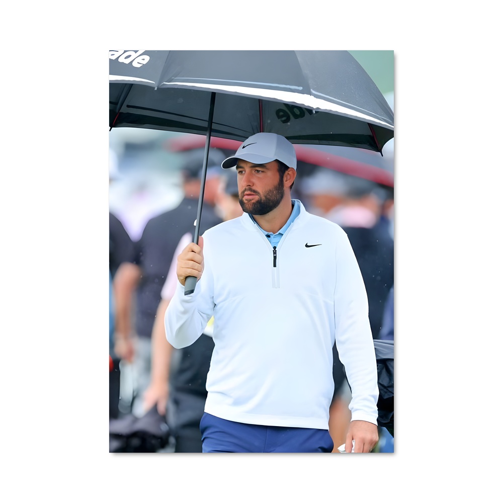 Poster Fairway Under Umbrella